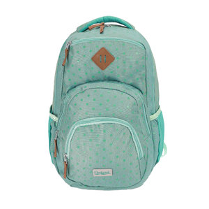 Školský batoh Wonder green with green foil dots-1