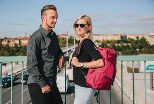 Študentský batoh Red-6