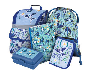 SET 5 Zippy Lastovičky: aktovka, peračník, vak na chrbát, dosky, box-1