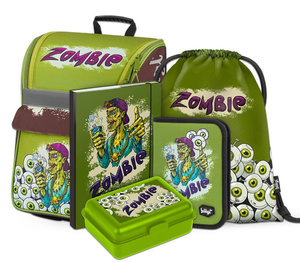 SET 5 Zombie: aktovka, peračník, vak na chrbát, box, dosky-1