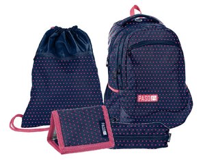 Školský set Blue dots 4dielny-1