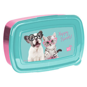 Školský set Happy friends modrý 5dielny-5