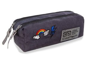 Školský set Hippie sparkling badges grey-6