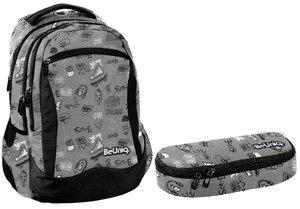 Školský set Icon šedý-1