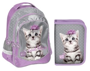 Školský set Kitty šedý-1