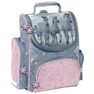 Školský set Kone kvety s aktovkou-2