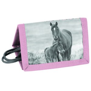 Školský set Kone šedo-ružový 4dielny-4