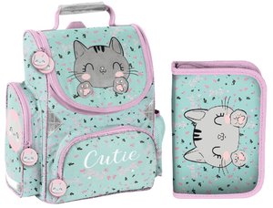 Školský set Mačiatko Cutie s aktovkou-1