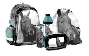 Školský set Kôň čierny 5dielny-1