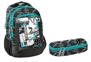 Školský set Maui and sons čierno-zelený-1