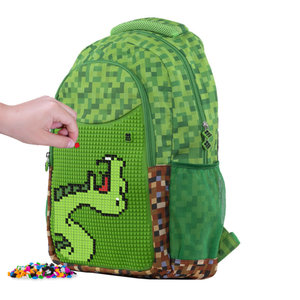 Školský set Minecraft dvojdielny, s dvojkomorovým batohom-4