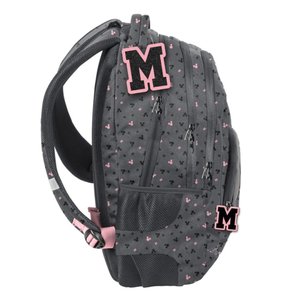 Školský set Minnie Mouse šedo-ružový s batohom-3