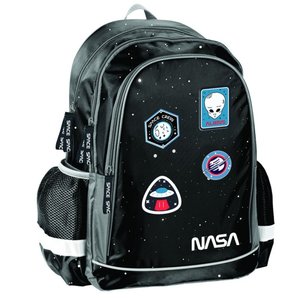 Školský set NASA čierny s dvojposchodovým peračníkom-2