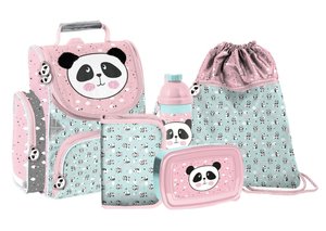Školská súprava Panda cute, 5dielna s aktovkou-1
