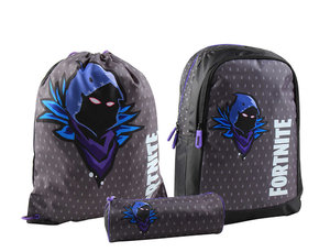 Školský set Raven fialový s menším batohom-1