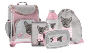 Školský set Šteňa ružový 5dielny-1