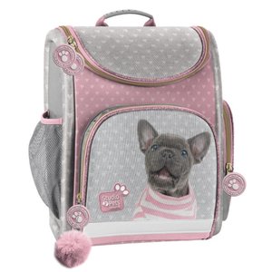 Školský set Šteňa ružový s aktovkou-2