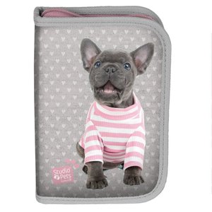 Školský set Šteňa ružový s aktovkou-5