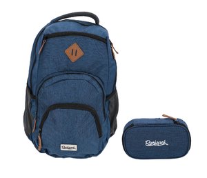 Školský set Wonder modrý (batoh + peračník)-1