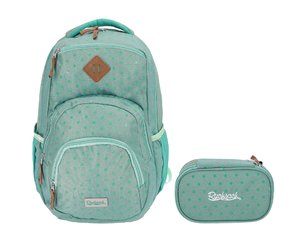 Školský set Wonder zelený (batoh + peračník)-1