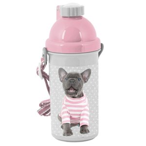 Olovrantový set Šteňa šedo-ružový-3