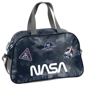 Športová taška NASA šedá-1