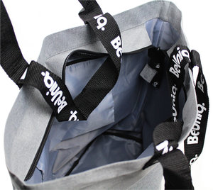 Taška cez rameno BeUniq šedá-3