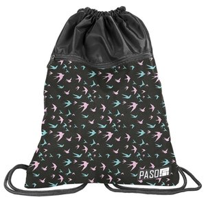 Vak na chrbát Birds sivý pevný-1