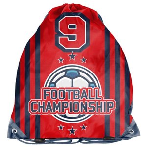 Vak na chrbát Football červený-1
