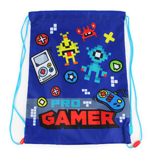 Vak na chrbát Gamer modrý-1