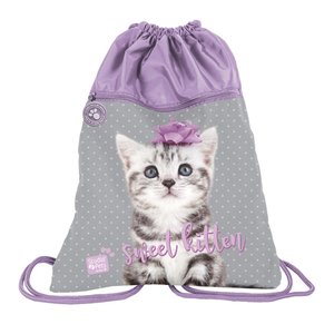 Vak na chrbát Kitty šedý-1