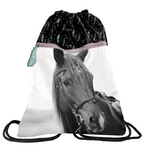 Vak na chrbát Kôň čierno-biely pevný-1