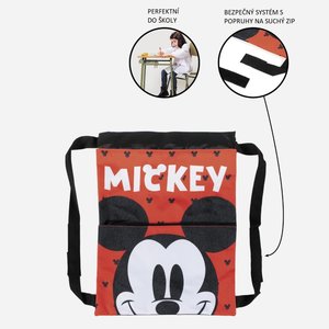 Vak na chrbát Mickey mouse červený-4