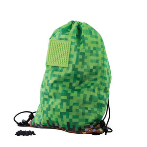 Vak na chrbát Minecraft hnedo-zelený-1