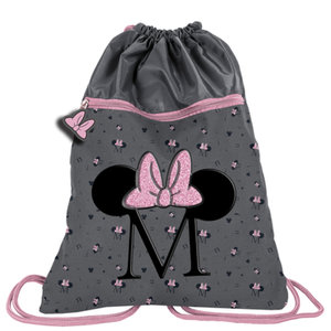 Vak na chrbát Minnie Mouse sivý pevný-1