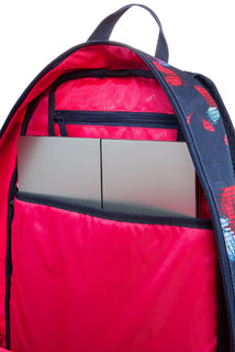 Voľnočasový batoh Classic Red poppy-5