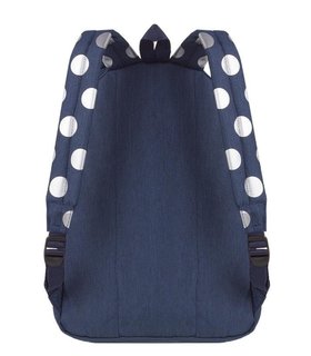 Voľnočasový batoh Street Silver dots/blue-3