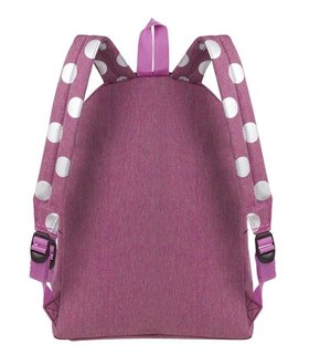 Voľnočasový batoh Street Silver dots/pink-3