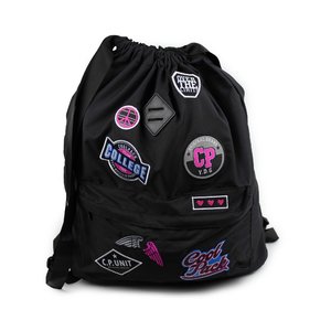 Voľnočasový batoh Urban Girls badges black-1