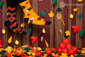 Ponožky detské Apple hedgehog kids 31-34-2