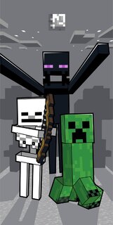 Osuška Minecraft Mob attack-1