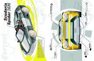 FERRARI, cestné autá – Kniha samolepiek-3
