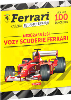 FERRARI, vozidlá Scuderie – Kniha samolepiek-1