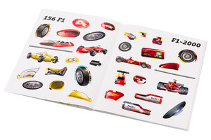 FERRARI, vozidlá Scuderie – Kniha samolepiek-4