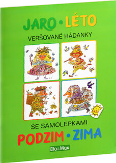 JAR, LETO, JESEŇ, ZIMA – Kniha samolepiek a hádaniek-1