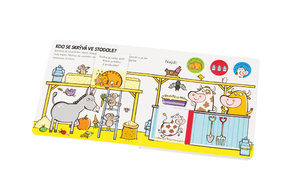 Kam sa schovala ZVIERATÁ NA DVORE - Hádanky pre najmenších-2