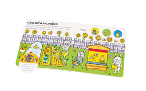 Kam sa schovala ZVIERATÁ NA DVORE - Hádanky pre najmenších-4