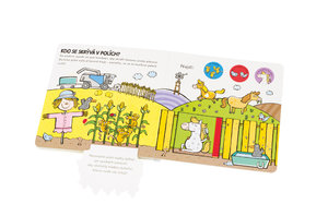 Kam sa schovala ZVIERATÁ NA DVORE - Hádanky pre najmenších-6