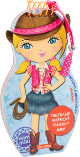 Obliekame americké bábiky AMY - omaľovánky-1