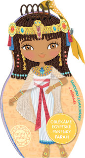 Obliekame egyptské bábiky FARAH - Omaľovánky-1